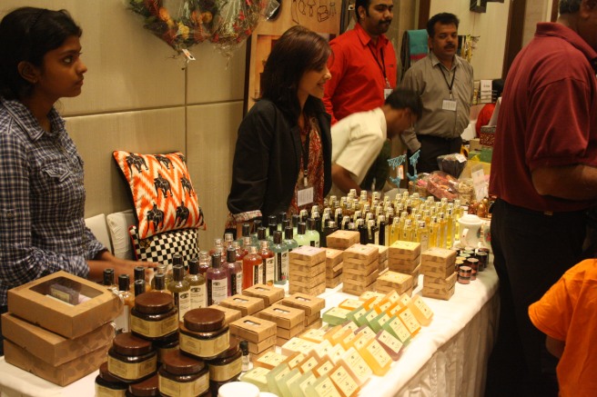 Ayurvedic bath and beauty products- we love their chocolate shower gel!